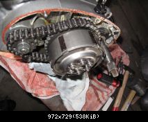 MZ TS 150 Motor Regeneration - rechte Seite - Kupplung