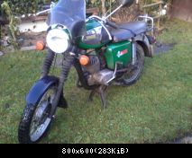 TS 150 Wintermotorrad