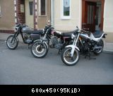 Unsere drei Bikes