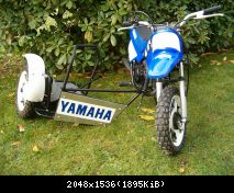 Yamaha PW 50 Seitenwagen