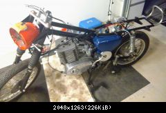 MZ TS 250/1 aufbau