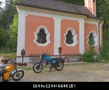 Die römisch-katholische Kapelle (Zum) Herrgott auf der Wies (auch als Wieskapelle bezeichnet).