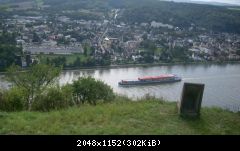 Blick auf Remagen und das Rheintal 1
